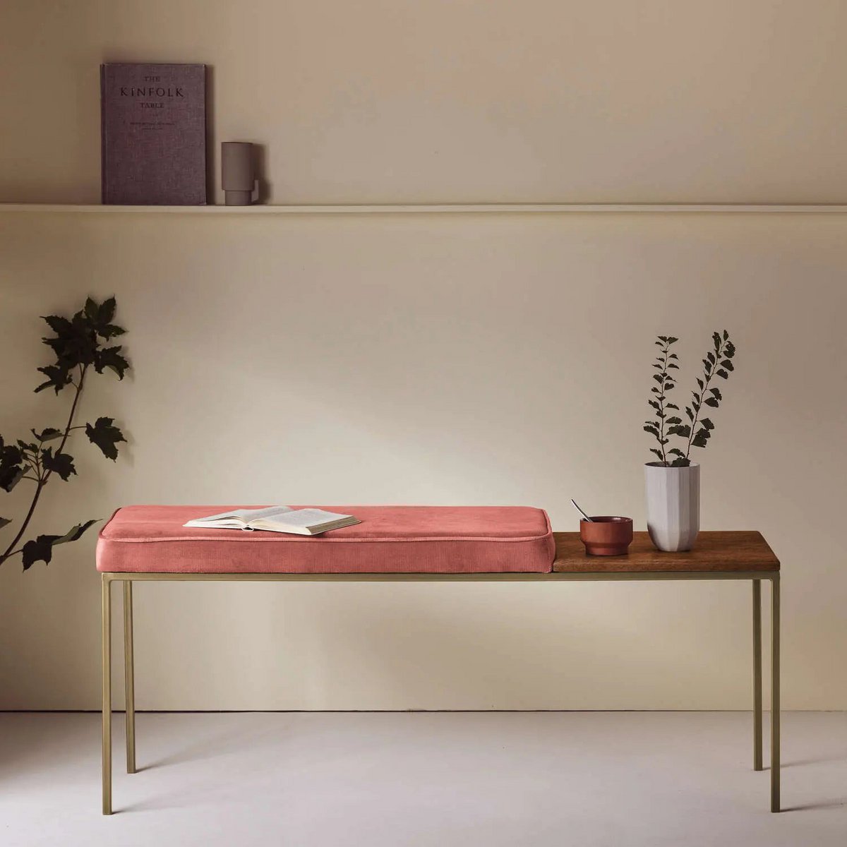 Rosa Gold Buchenholz, Nussbaum Beizung