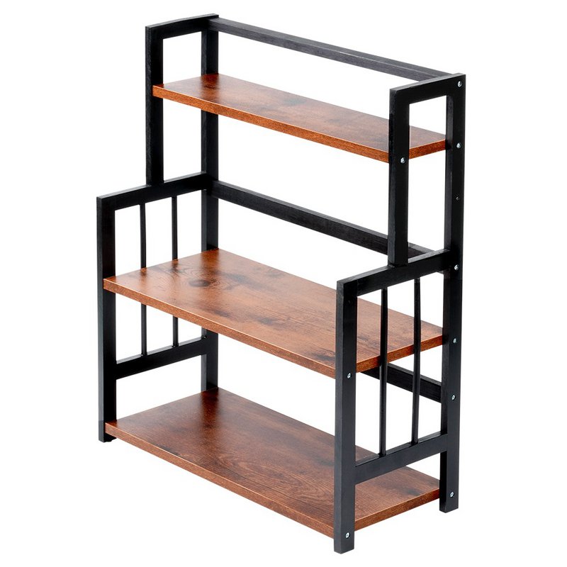 Kitchen Shelf Wooden 3-Level 41.5x18.5x50 cm