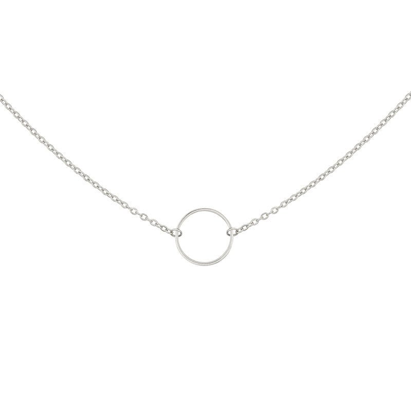 Collar de cadena con anillo