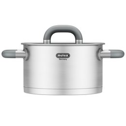 Lugano rustfrit stål pot 20 cm