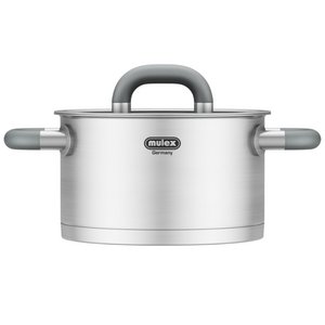 Lugano roestvrijstalen pot 20 cm