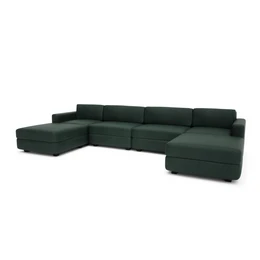 Modular Sofa GRACIA - U-shaped 180 x 360 x 180 cm - Green