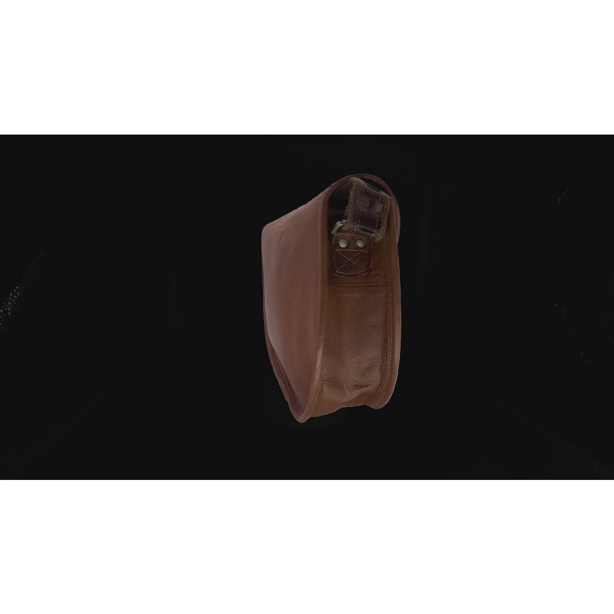 Borsa a tracolla in pelle naturale KALI 33 cm