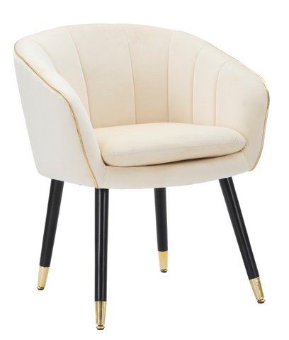 Fauteuil PARIJS CREMA/GOUD CM 62X58X78 142338000C