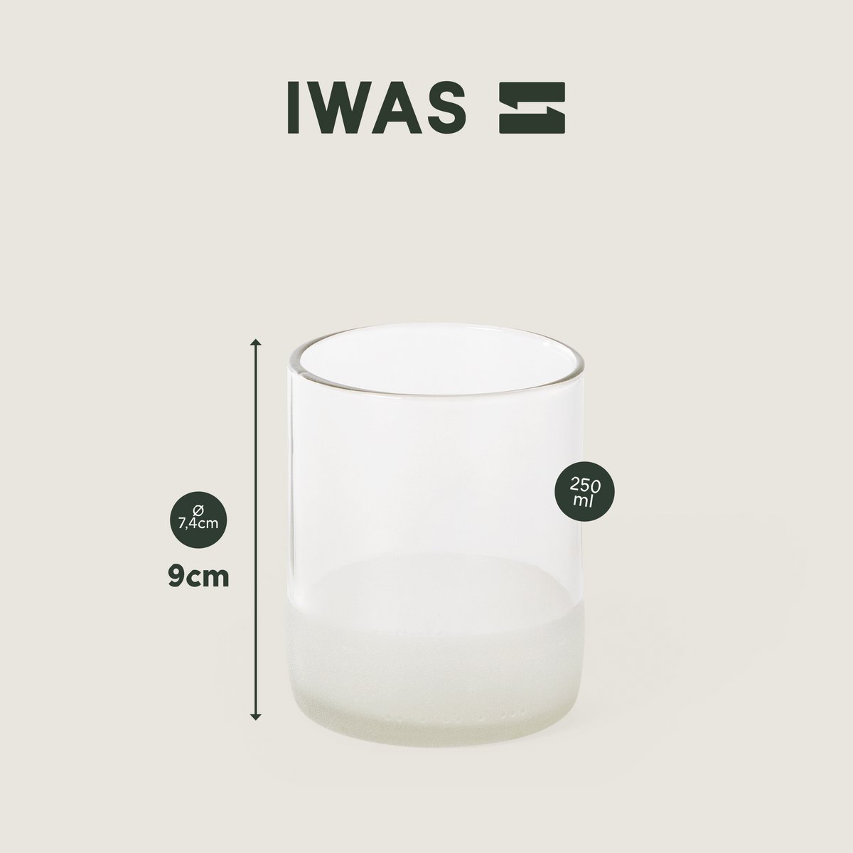 Drikkeglas Klar - Kort (sæt med 6)