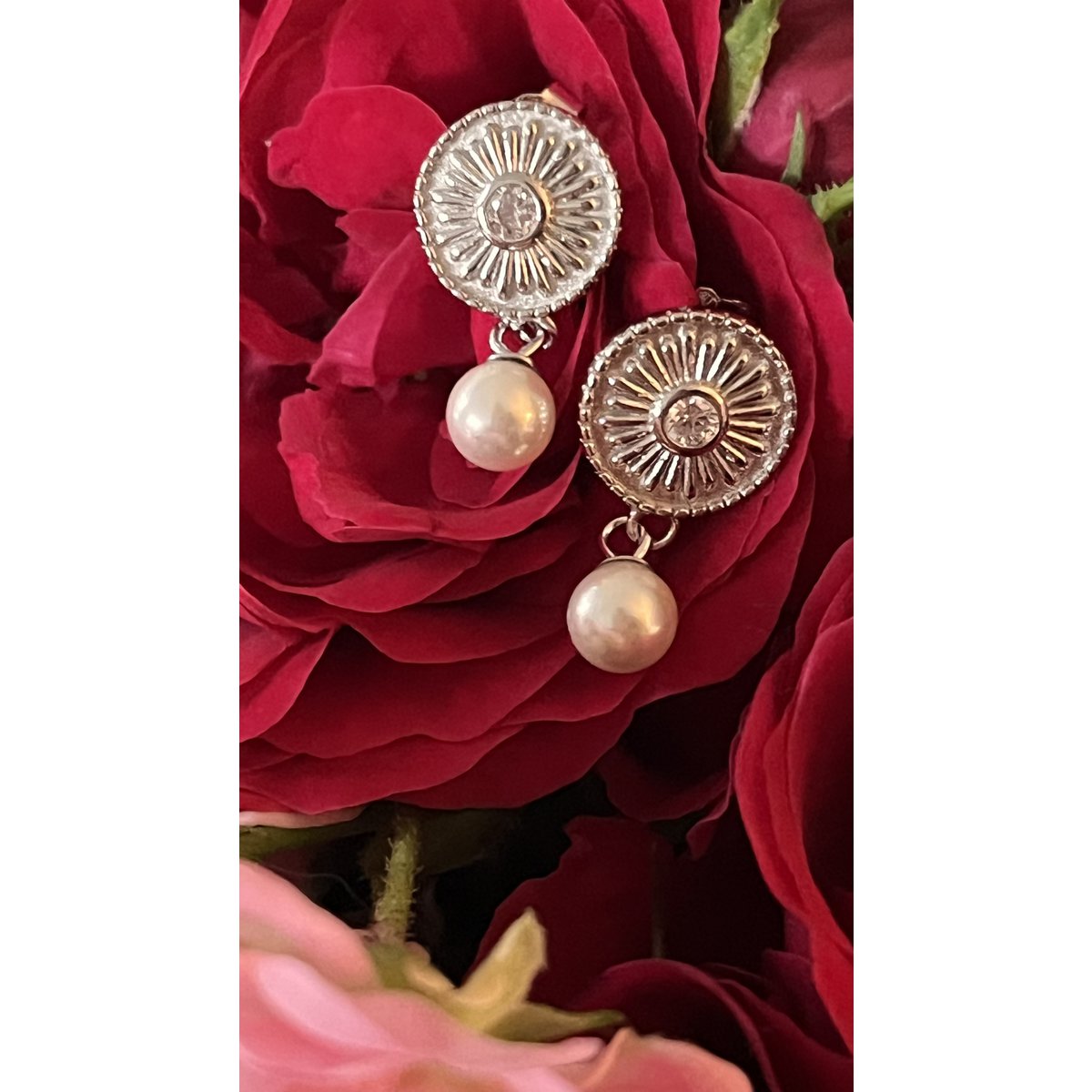 Stud earrings "Milou" in silver