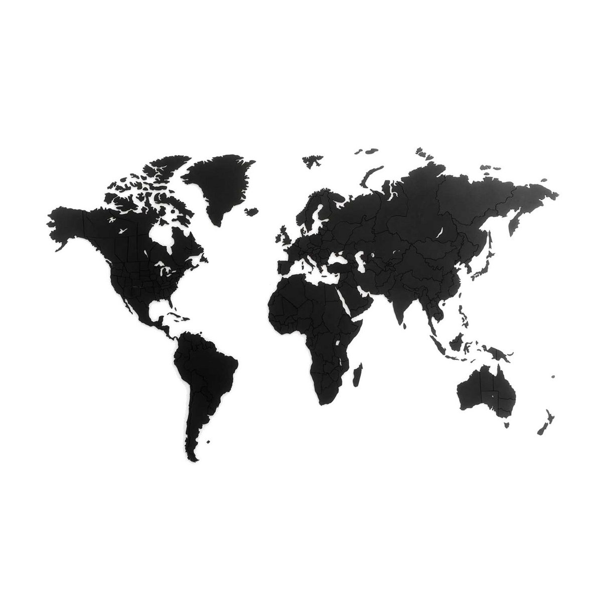Carte du monde en bois - True Puzzle