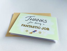Thank You Greeting card - Thanks for doing a fantastic job