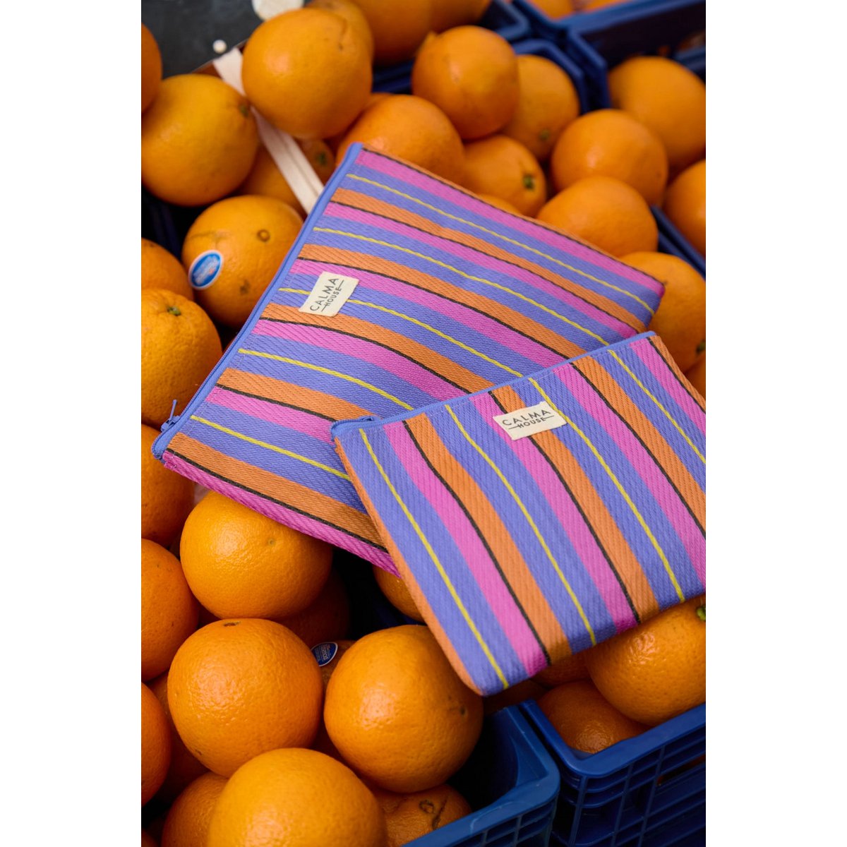 Trousse de toilette en PET recyclé lilas Berlin
