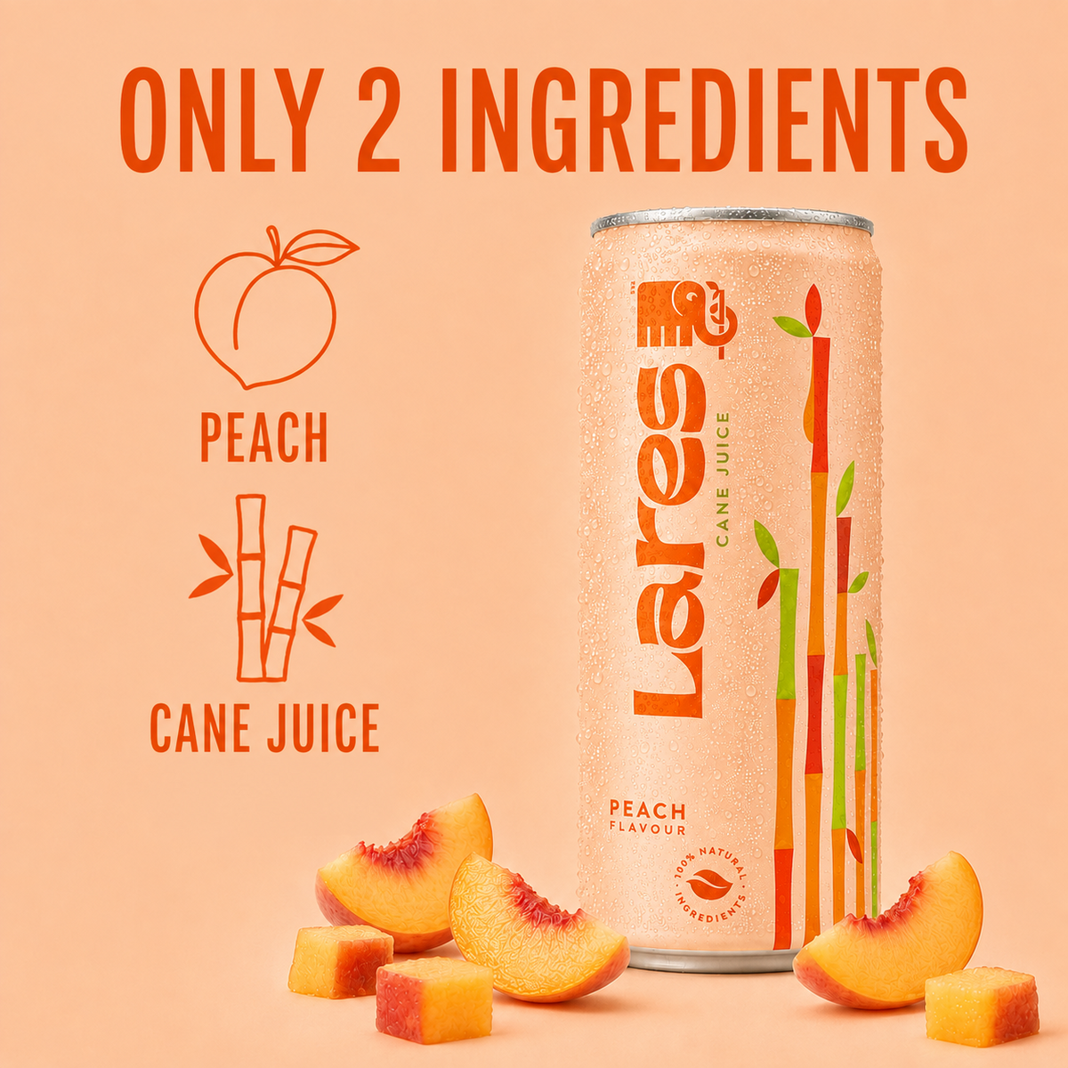 Jugo de Durazno y Caña de Lares