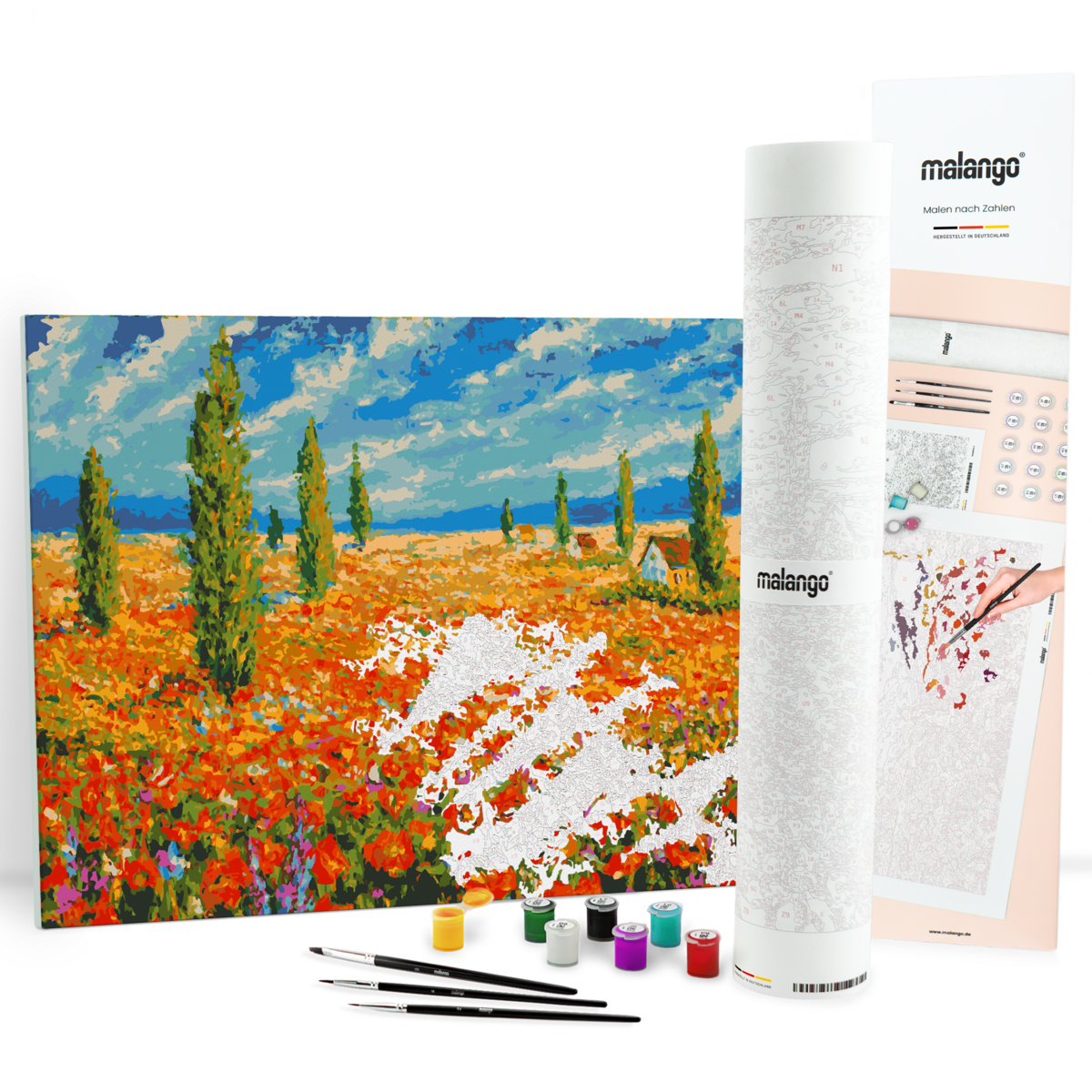 Pintar por números - paraíso floral