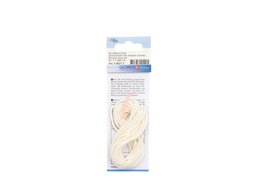 Tall, round white candle with a 3-meter wick.