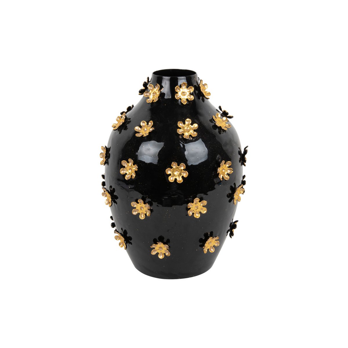 Vase goldene Blumen