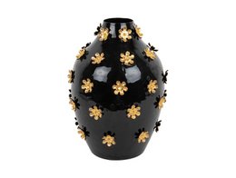 Vase gyldne blomster