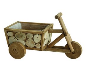 Dreirad aus Holz 35x17x22cm