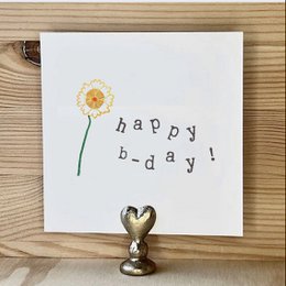 Card Bday Flower