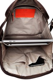 City backpack - Orange coffee