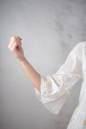 Dress Lia white shell