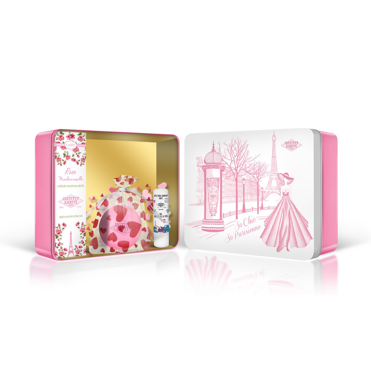 PINK METAL BOX MISS VALENTINE’S DAY