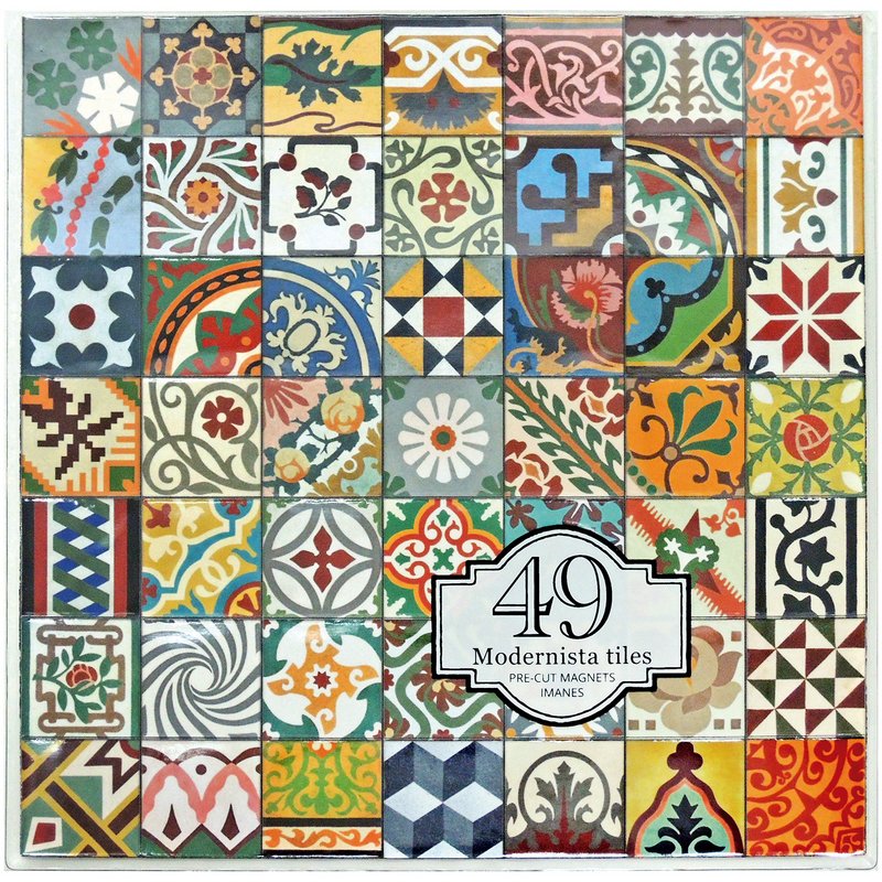 49 Azulejos Imanes