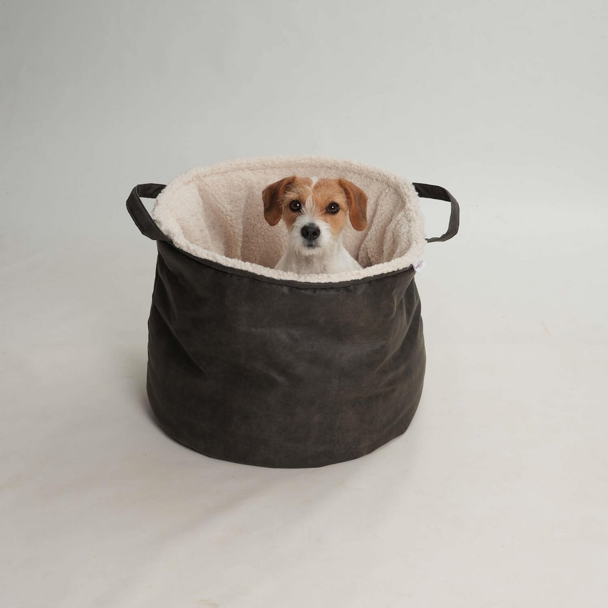 Hundekörbchen Shopper Little Basket Saddle graphit