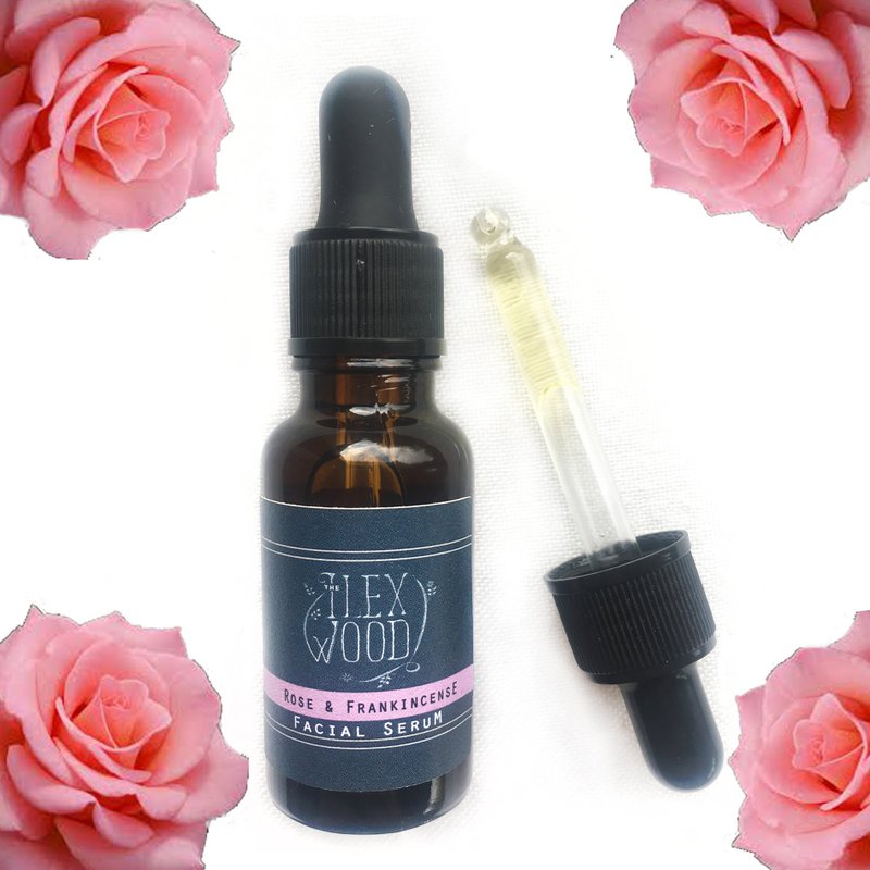 Siero viso alla rosa e all'incenso - 20 ml