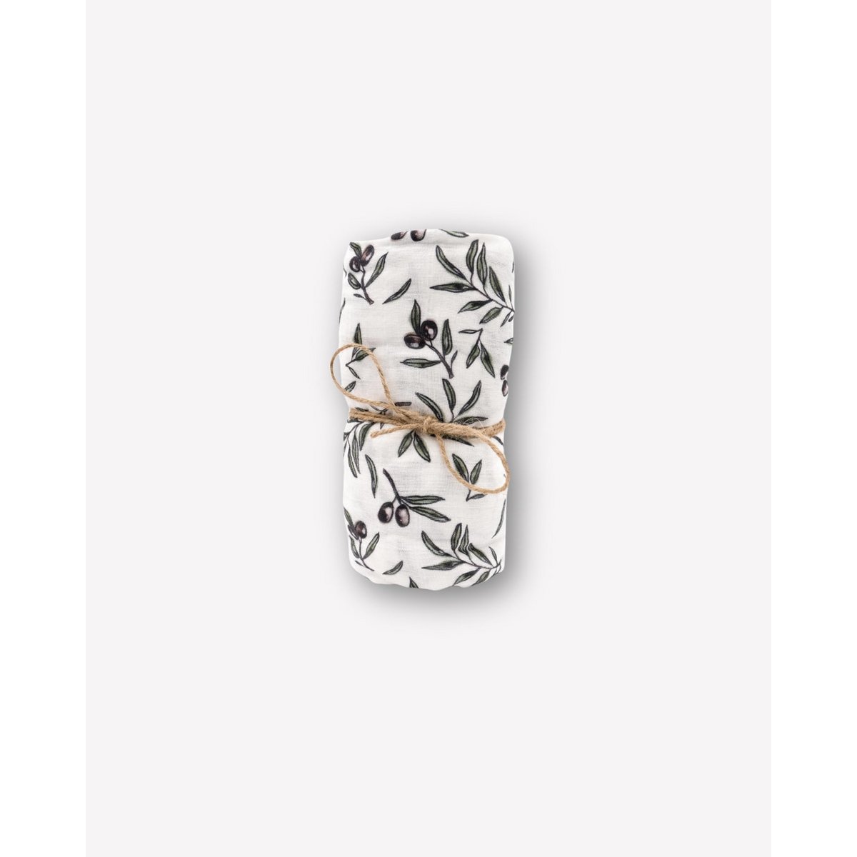 Mulltuch Bio Baumwolle 120x120cm • Olive Garden