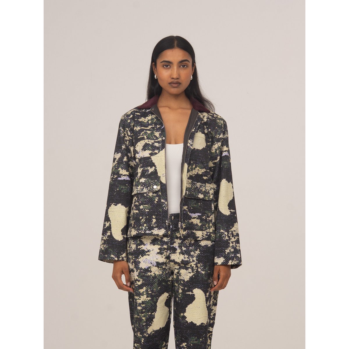 Carolina Bird Print Jacket