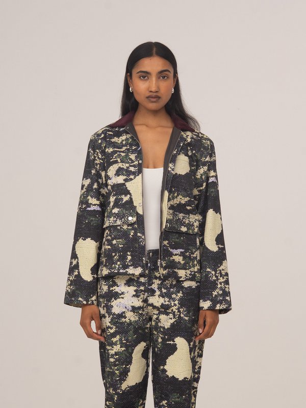 Carolina Bird Print Jacket