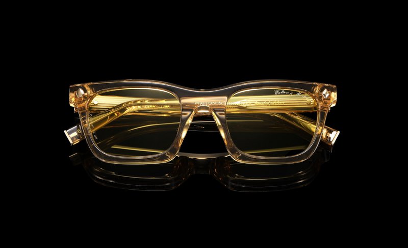 Walton & Mortimer n. 54: occhiali da sole "Inferno" Shimmer Champagne