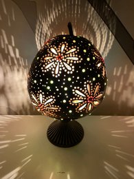 Gourd Lamp - Flowers -1