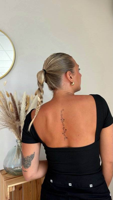 Sioou midlertidig tatovering - Blomsterarmbånd x5