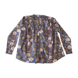 Damebluse i bomuld med "Mel"-tryk