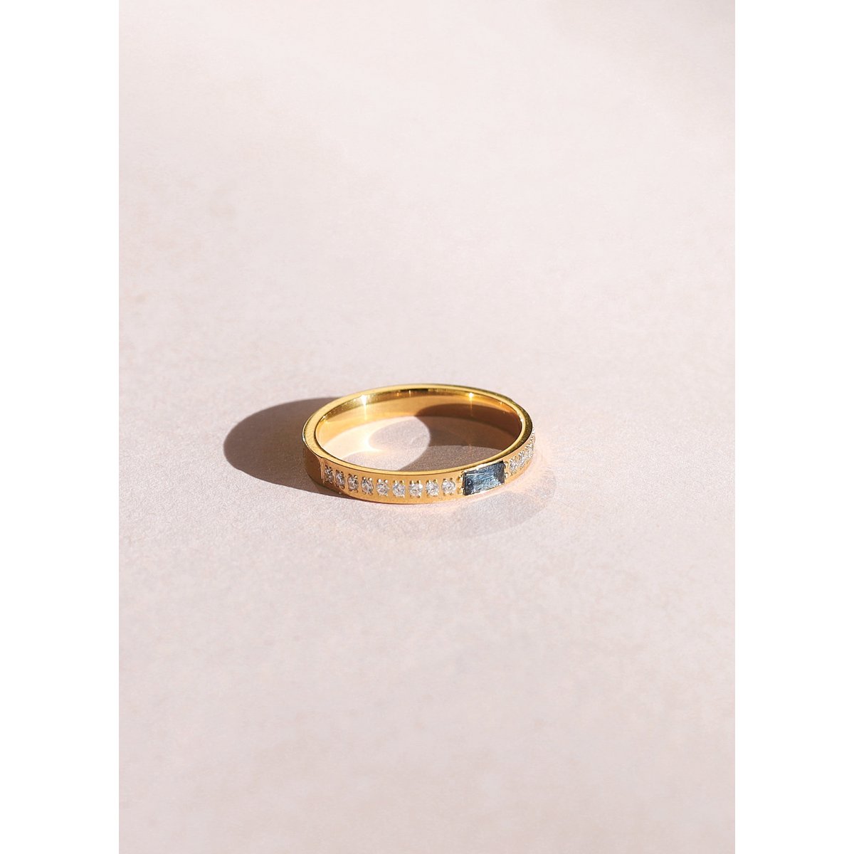 Orban - Half Eternity Pave guldring
