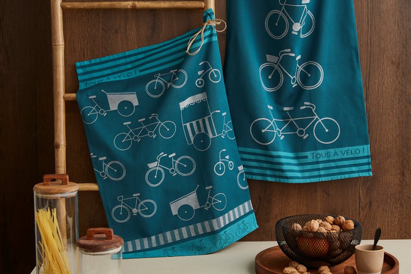 Tea Towel Tous à Vélo