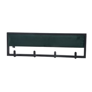 Wandmantel aus beschichtetem Metall mit Samt- oder Lederoptik - Samt dunkelgrün, 60 cm