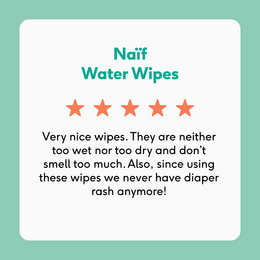 Naïf Plasticvrije Billendoekjes voor Baby & Kids 16 packs