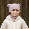 Gestrickte Babymütze aus Merinowolle und Kaschmir für Kinder