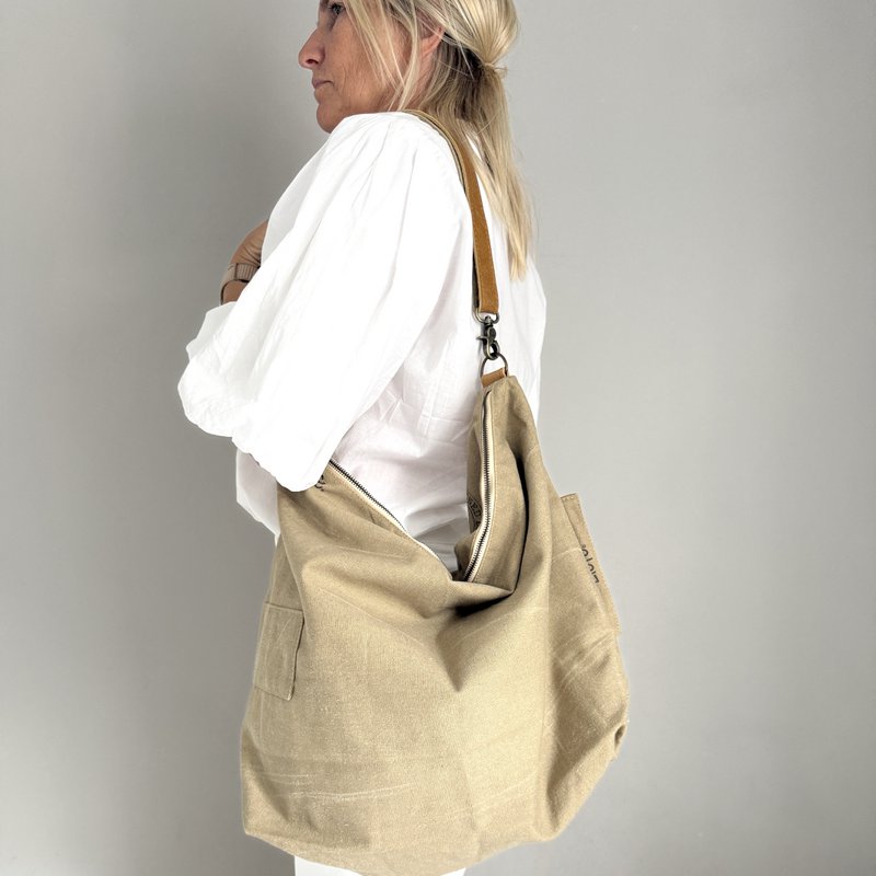 BaggyBag  (recycled cotton khaki) 