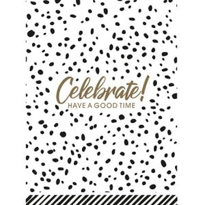 Celebrate Gold greeting cards - 10 pieces