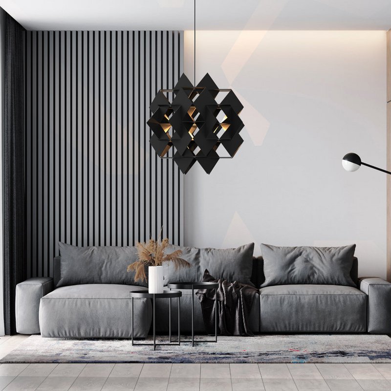 Hanging lamp Triangulus