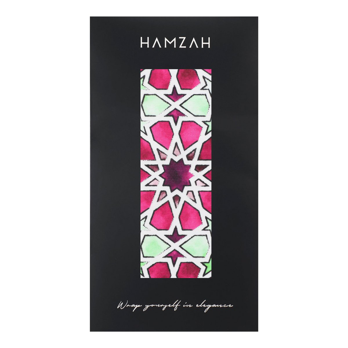 Long Pink Silk Scarf Fatima