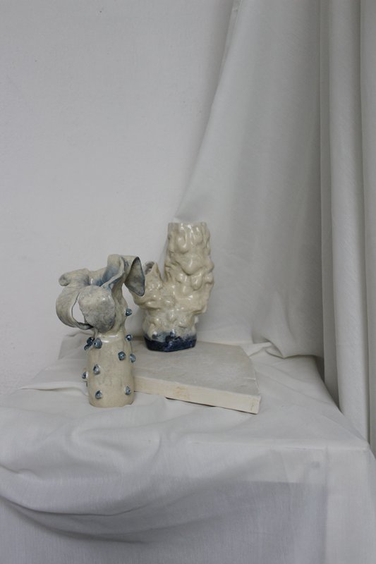 Big Coral Handmade Ceramic Vase