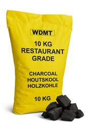 Carbone di qualità del ristorante premium 10 kg - carbone naturale 100% per barbecue, kamado, fumatore e grill - combustione a lungo termine e calore alto