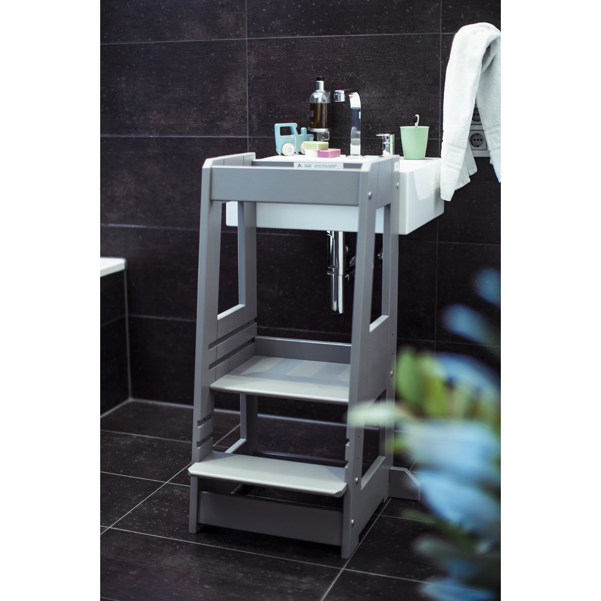 tiSsi® Lernturm FELIX  Buche STORMY GREY