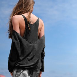 Pin Pon Top Black