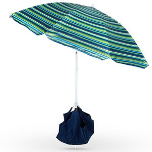 Strandschirm mit Basis 147 cm
