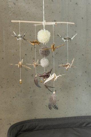 Origami-kindermobiel ‘Gold Dust’