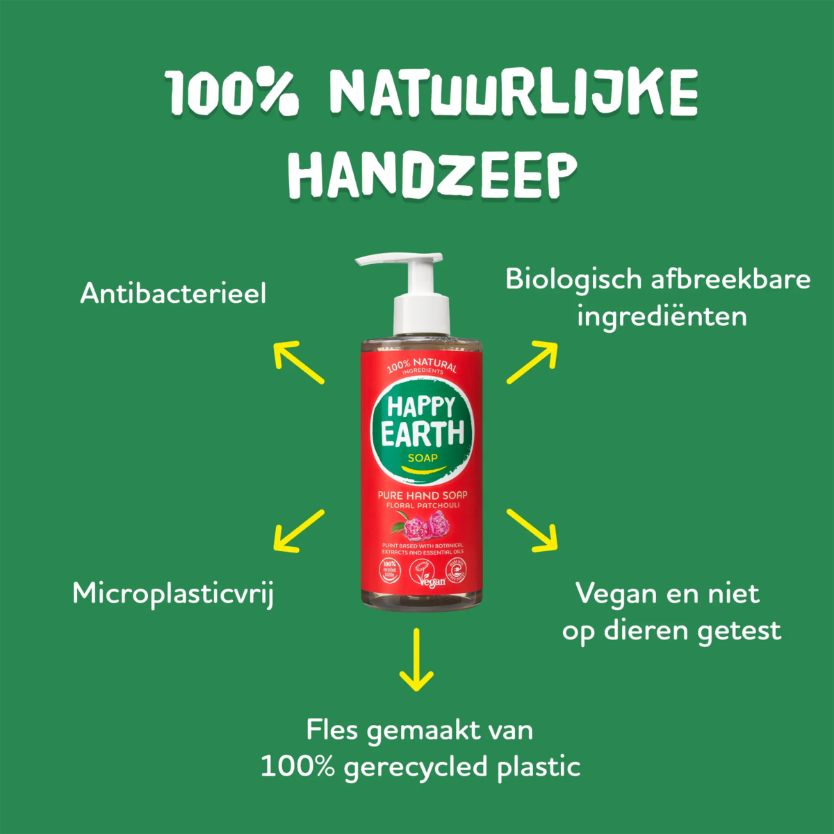 Natural hand soap floral patchouli