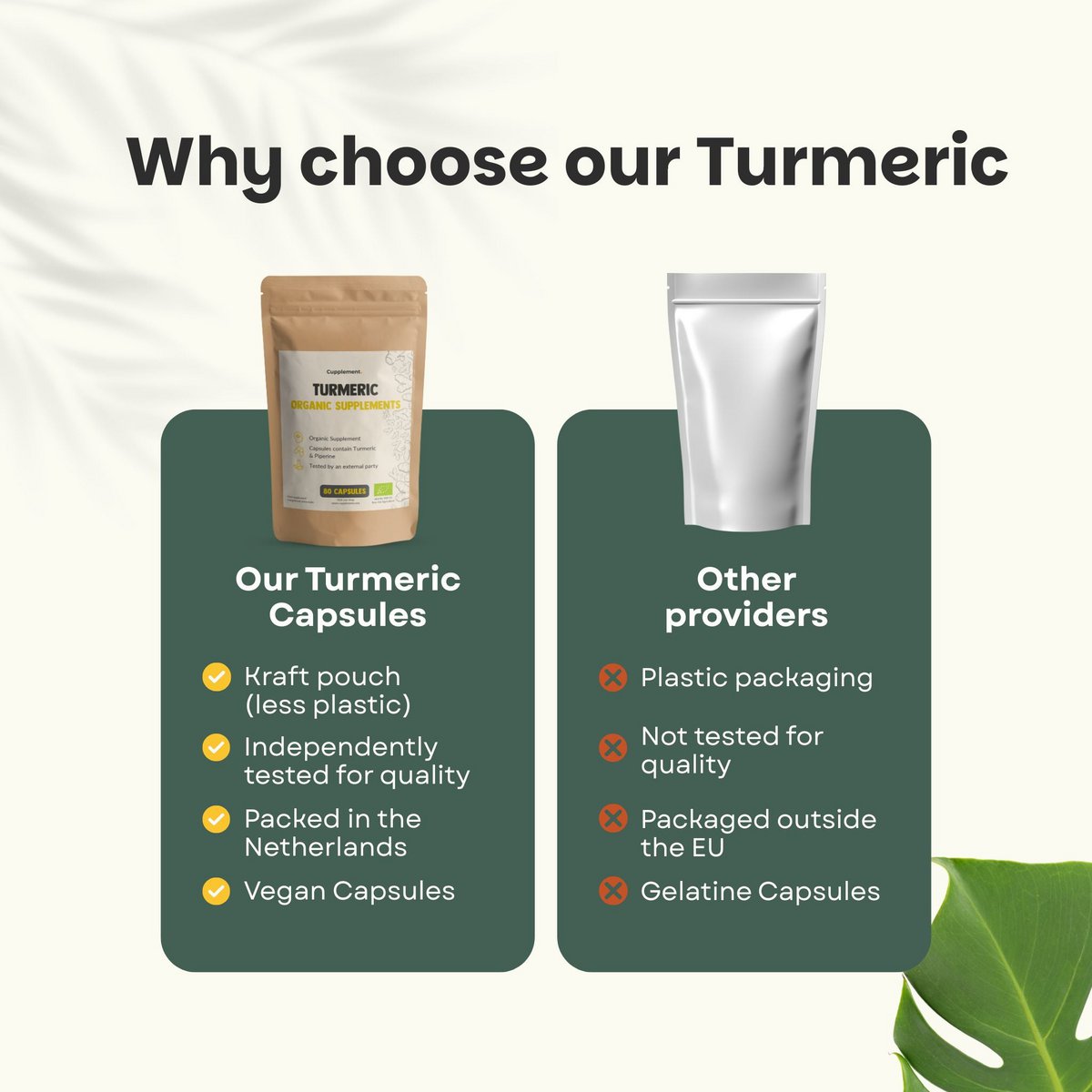 Capsule di curcuma 600 mg organiche - 80 Capsule